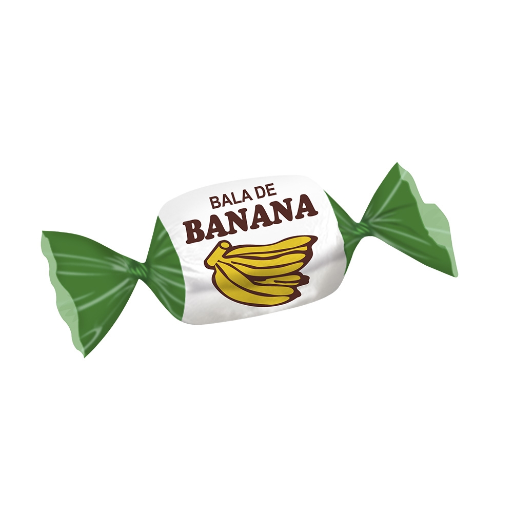 Bala Mastigável Banana